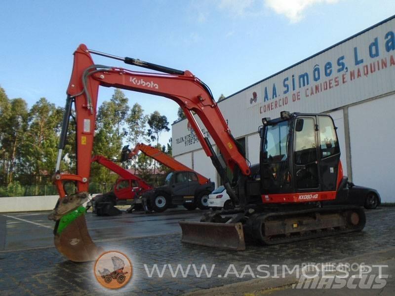 Kubota KX 080-4 حفارات وسط 7 طن - 12 طن