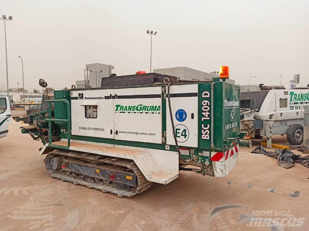 Putzmeister 1409D طفرات توزيع الخرسانة