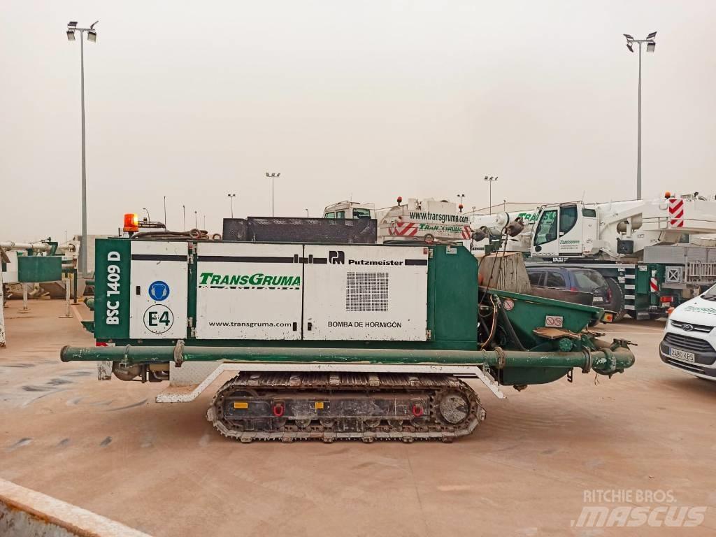 Putzmeister 1409D طفرات توزيع الخرسانة