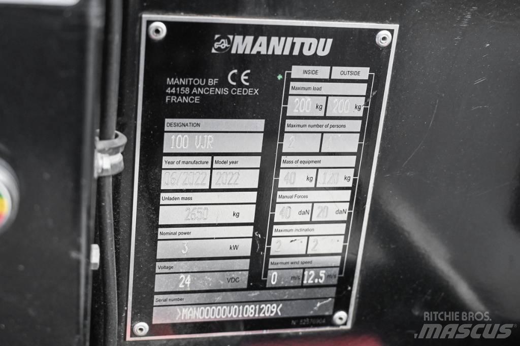 Manitou VJR 100 رافعات سلة مفصلية