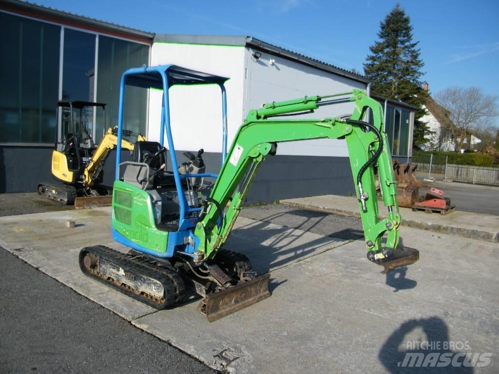 Yanmar Vio 17 حفارات صغيرة أقل من 7 طن (حفارات صغيرة)