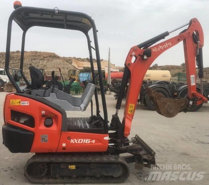 Kubota kx016-4 حفارات صغيرة أقل من 7 طن (حفارات صغيرة)