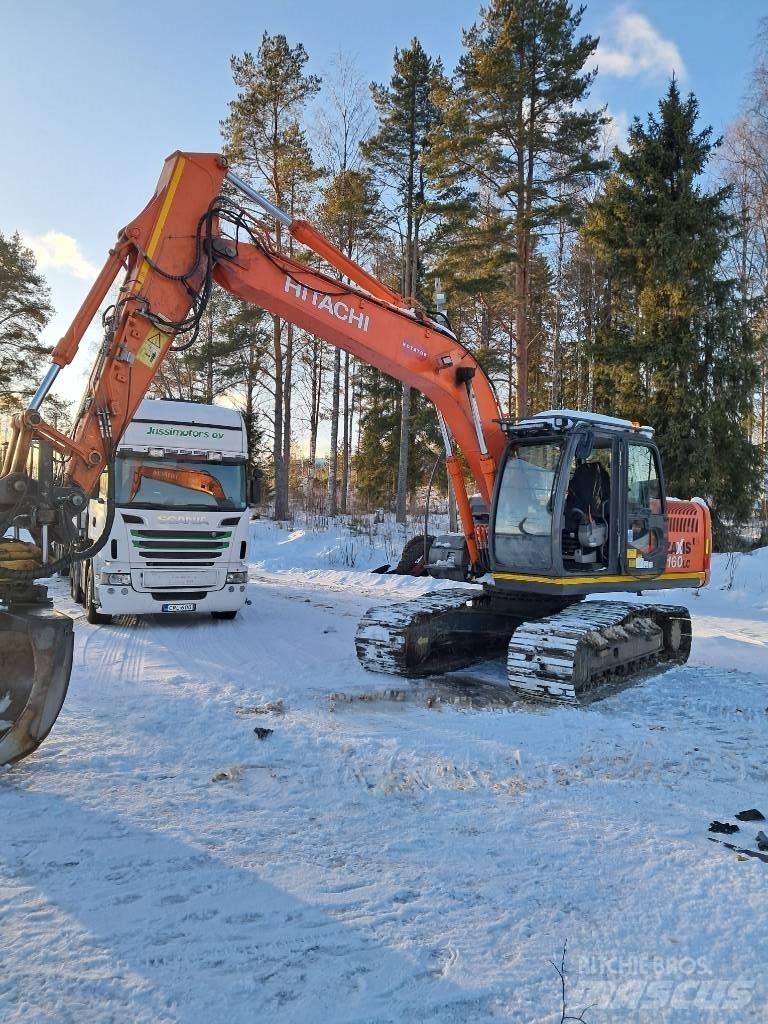 Hitachi 160 zx حفارات زحافة