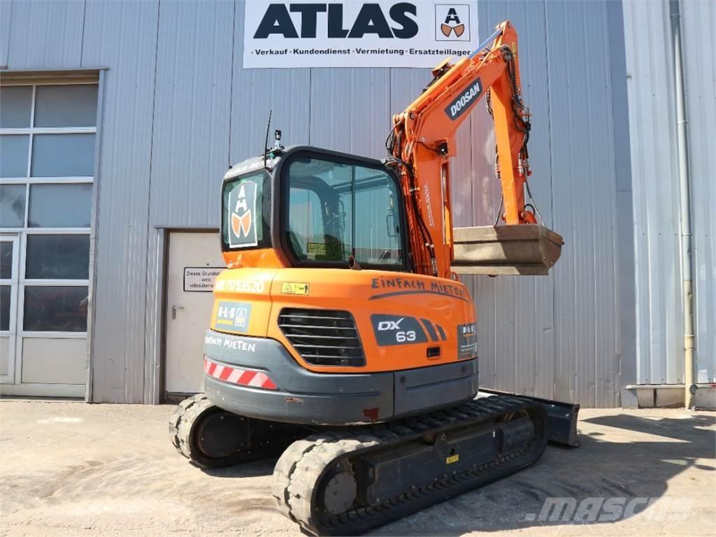 Doosan DX63-3 حفارات صغيرة أقل من 7 طن (حفارات صغيرة)