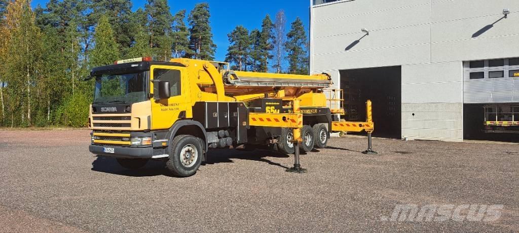 Scania P124 GB المنصات الهوائية المثبتة على شاحنة