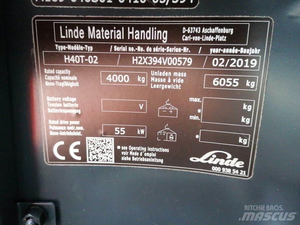 Linde H40T-02 شاحنات LPG