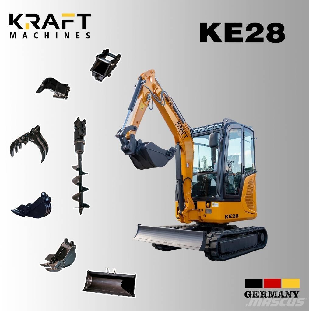 Kraft KE28 حفارات صغيرة أقل من 7 طن (حفارات صغيرة)