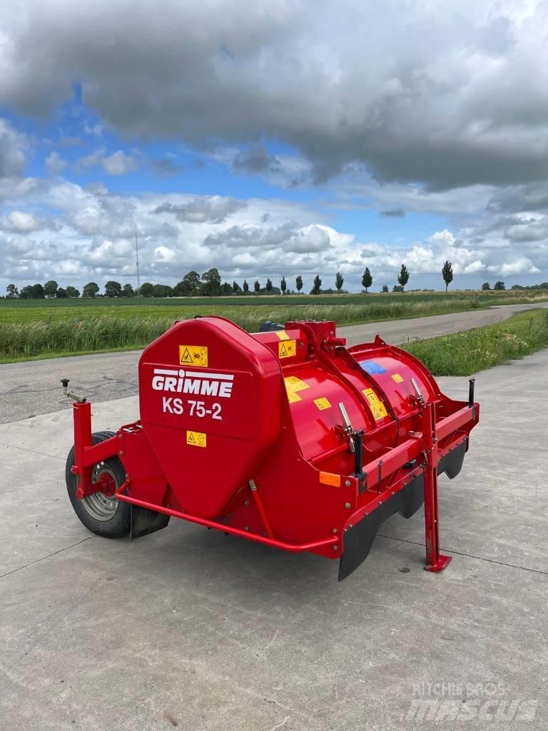 Grimme KS 75-2 معدات جز نباتات البطاطس المتيبسة