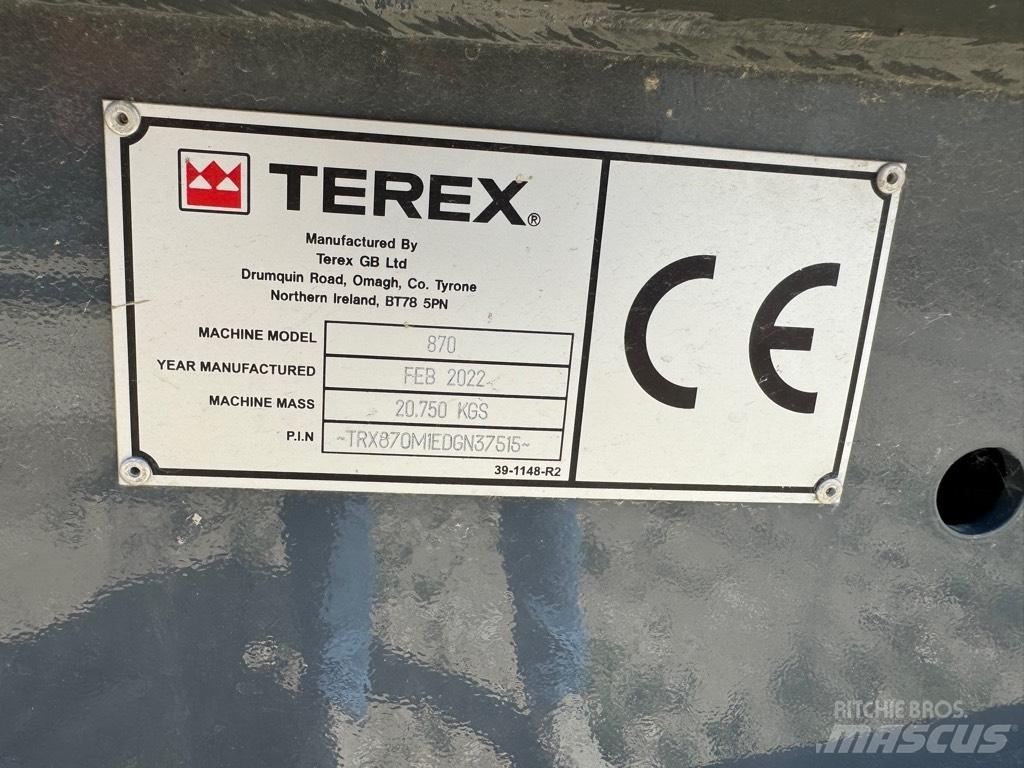 Terex 870 أجهزة فحص متنقلة