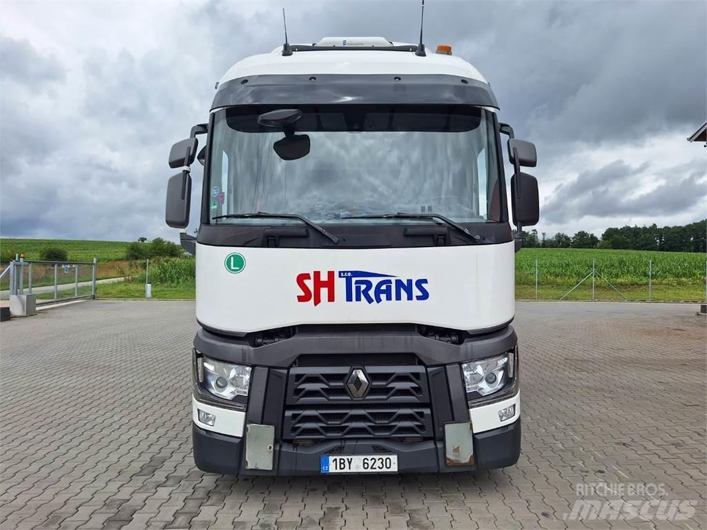 Renault T 430 6X2 شاحنات مسطحة/مفصلية الجوانب
