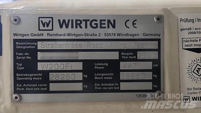 Wirtgen W200Fi ماكينات الحصاة والخرسانة