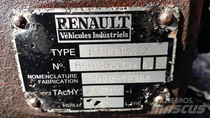 Renault B18200.22 مكونات أخرى
