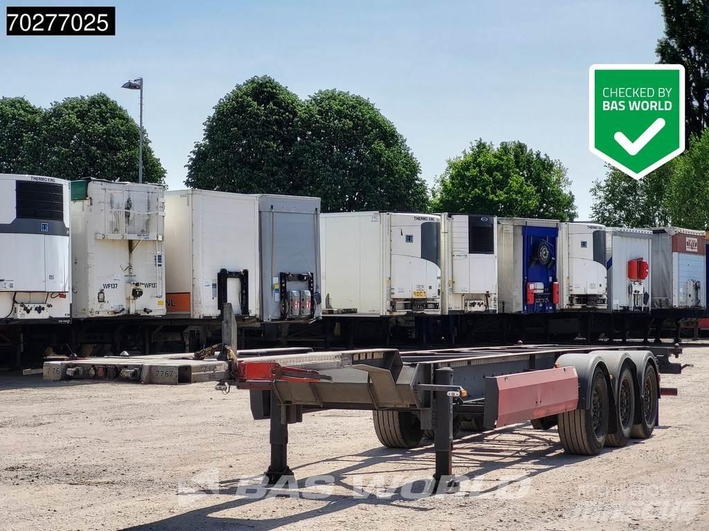 Van Hool 3 axles نصف مقطورات حاويات