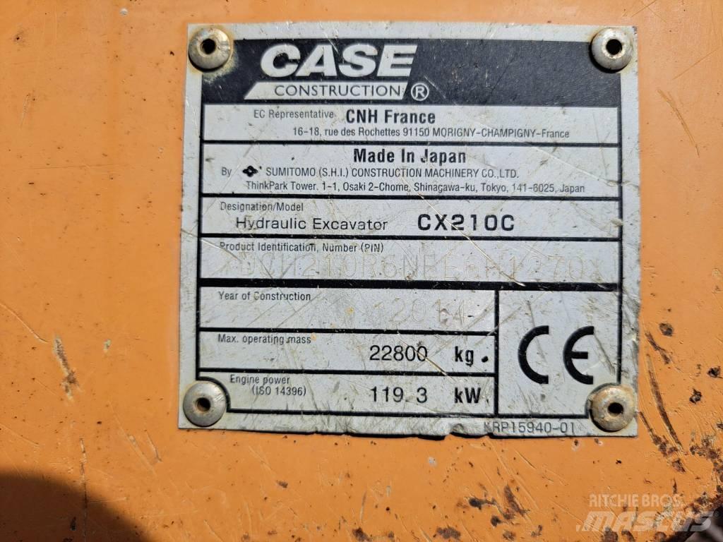 CASE CX 210 C حفارات زحافة