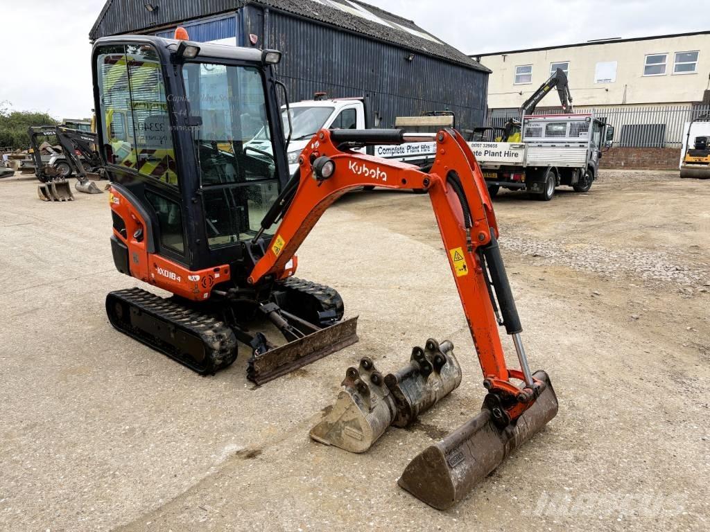 Kubota KX 018-4 حفارات صغيرة أقل من 7 طن (حفارات صغيرة)