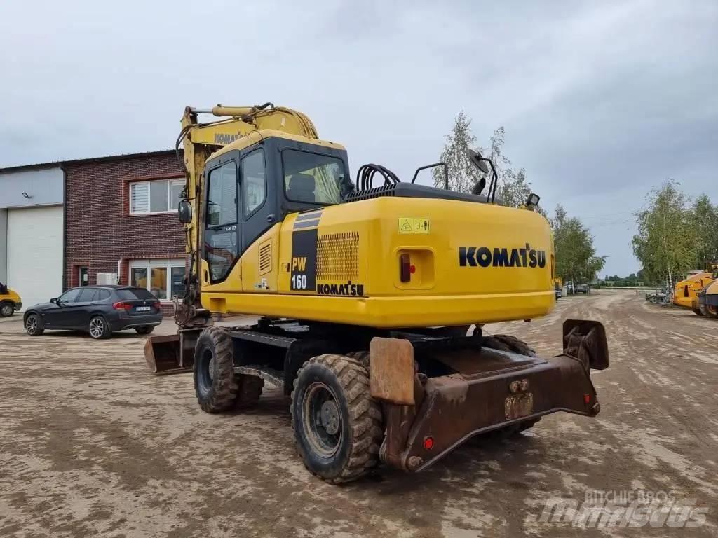 Komatsu PW 160-7 حفارات بعجل