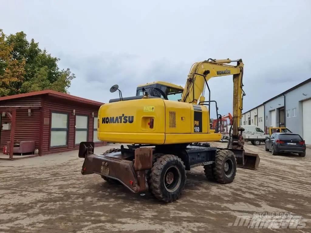 Komatsu PW 160-7 حفارات بعجل