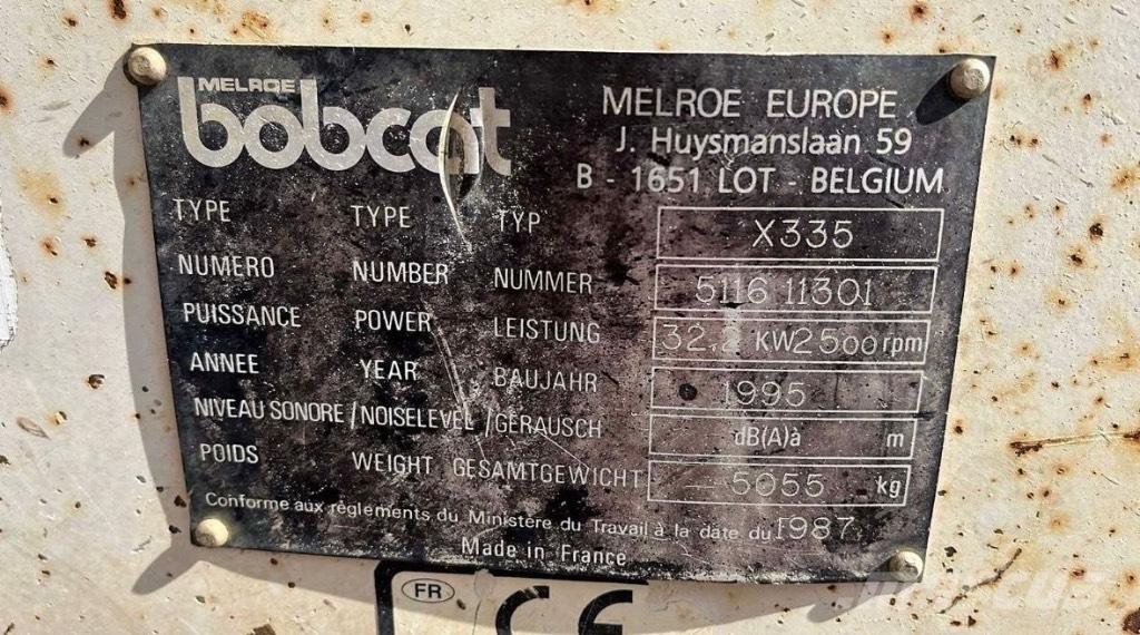 Bobcat X335 حفارات صغيرة أقل من 7 طن (حفارات صغيرة)