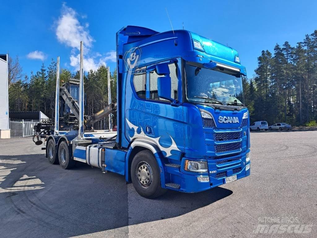 Scania R580B6X4NB شاحنات أشجار