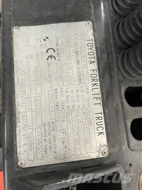 Toyota 62-7FDF30 شاحنات الديزل