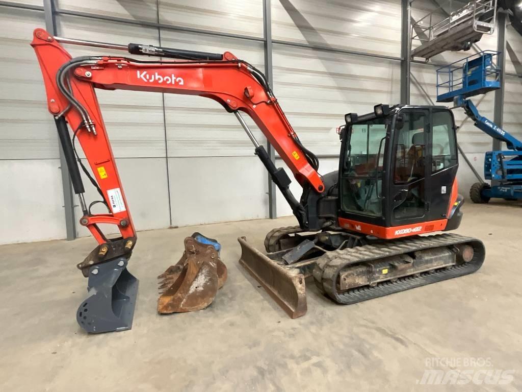 Kubota KX 080-4 A 2 حفارات وسط 7 طن - 12 طن
