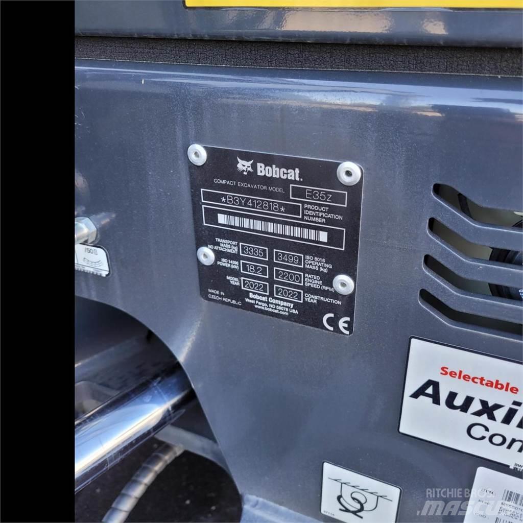 Bobcat E 35z حفارات صغيرة أقل من 7 طن (حفارات صغيرة)