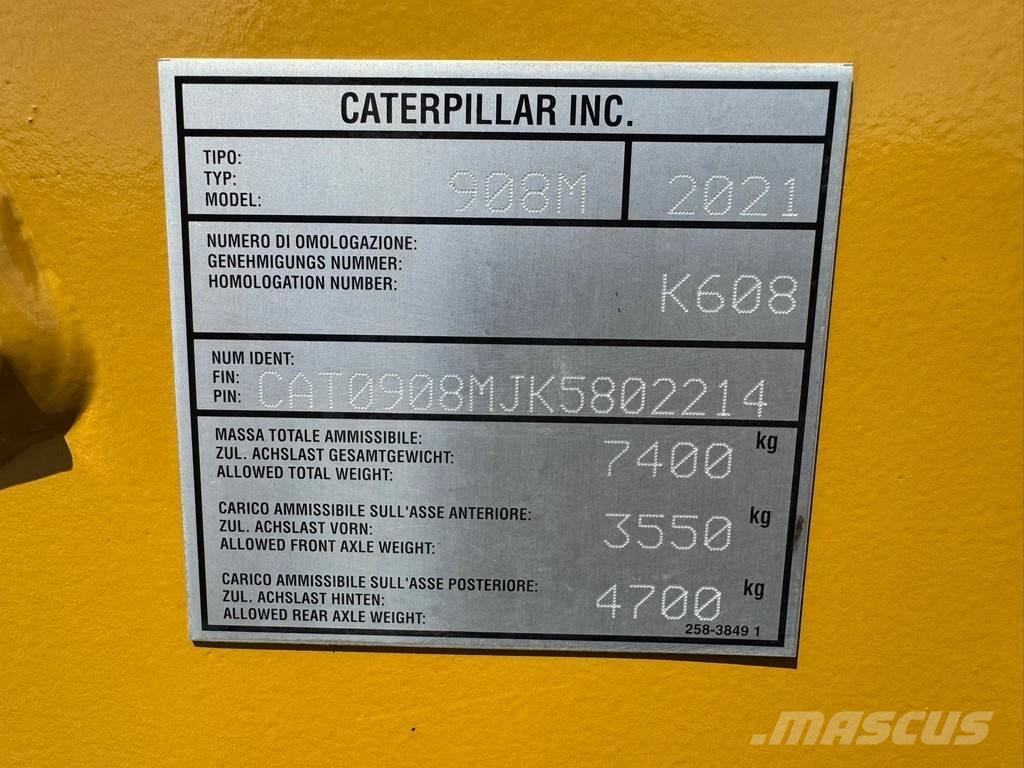 CAT 908M CE + EPA لوادر بعجل