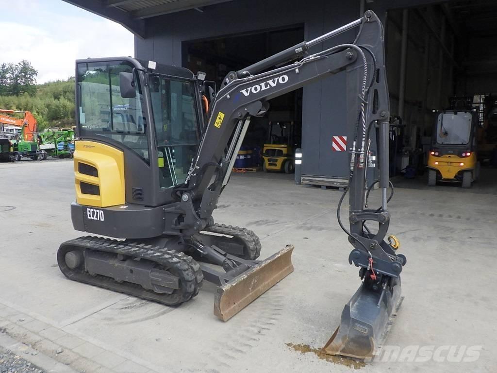 Volvo EC 27 D حفارات صغيرة أقل من 7 طن (حفارات صغيرة)