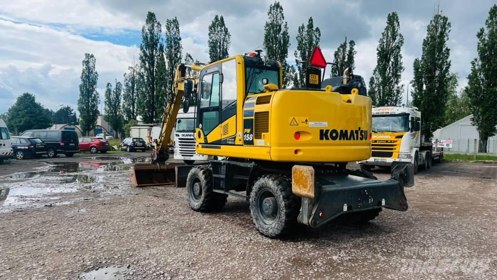 Komatsu PW 158 حفارات بعجل
