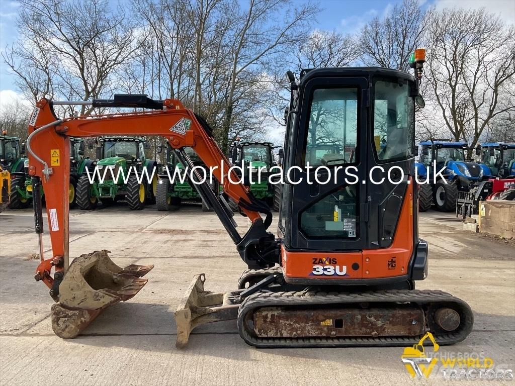 Hitachi ZX 33 U حفارات صغيرة أقل من 7 طن (حفارات صغيرة)