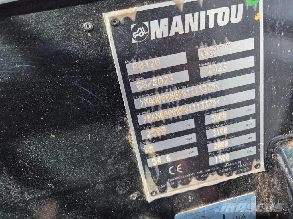 Manitou MLT 625-75 H مناولات متداخلة
