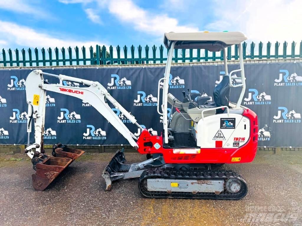 Takeuchi TB 216 حفارات صغيرة أقل من 7 طن (حفارات صغيرة)