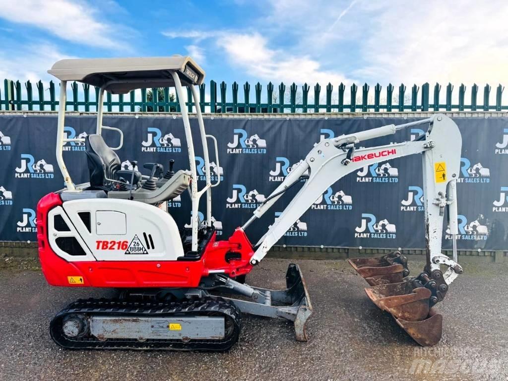 Takeuchi TB 216 حفارات صغيرة أقل من 7 طن (حفارات صغيرة)