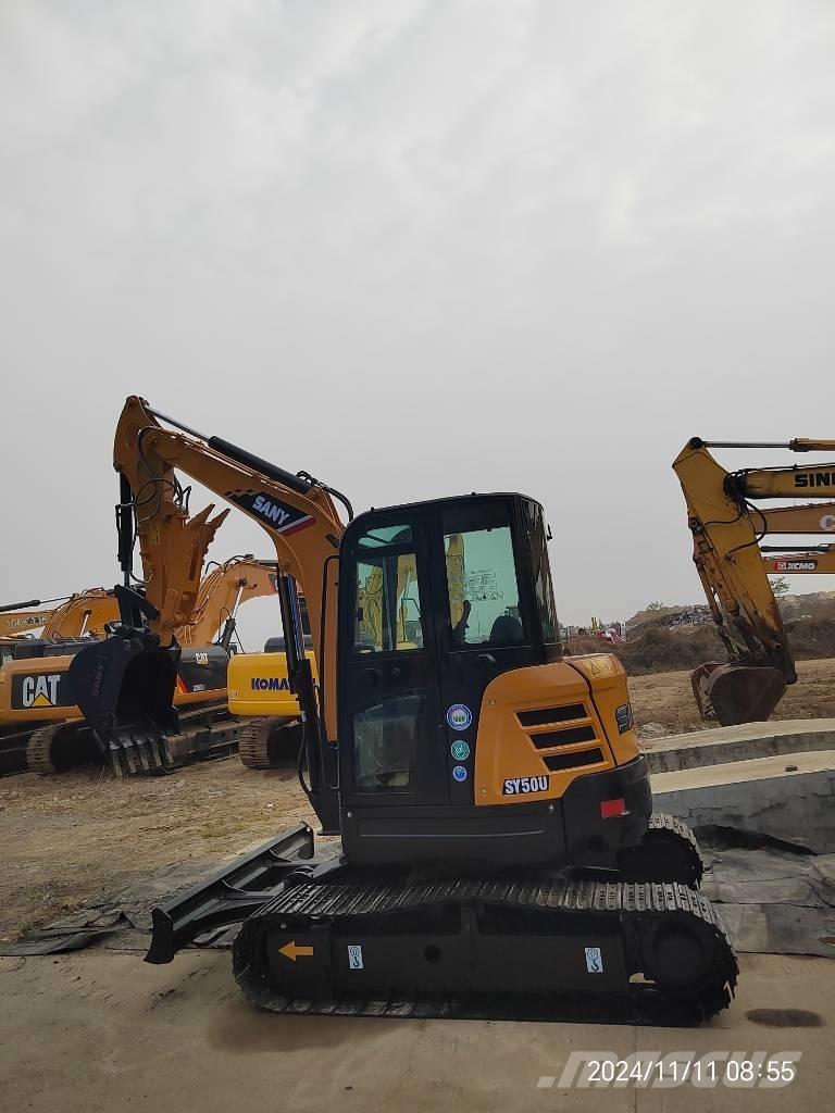 Sany 50u excavator حفارات صغيرة أقل من 7 طن (حفارات صغيرة)
