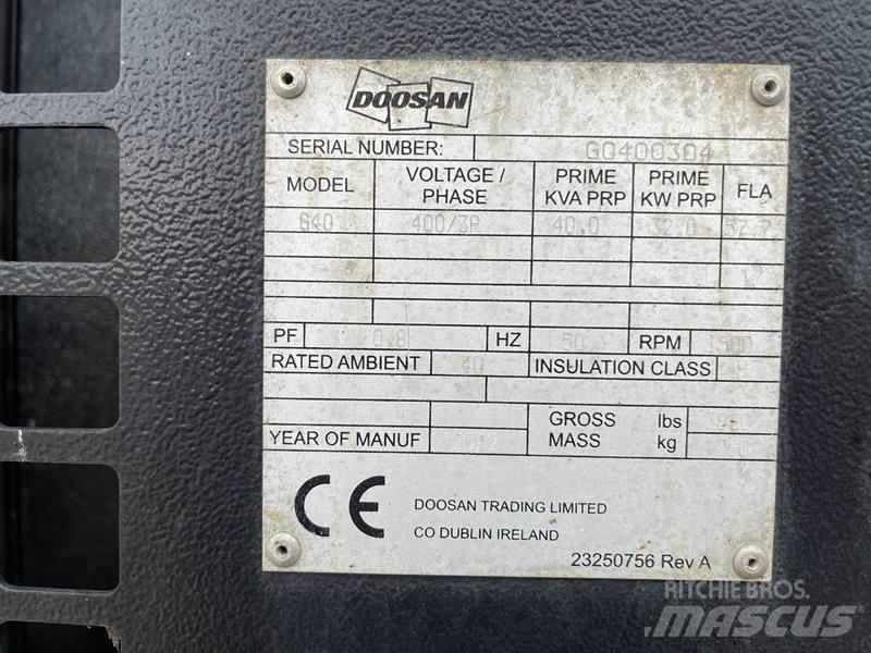 Doosan G 40 مولدات ديزل