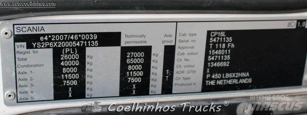 Scania P 450 شاحنات الحاويات