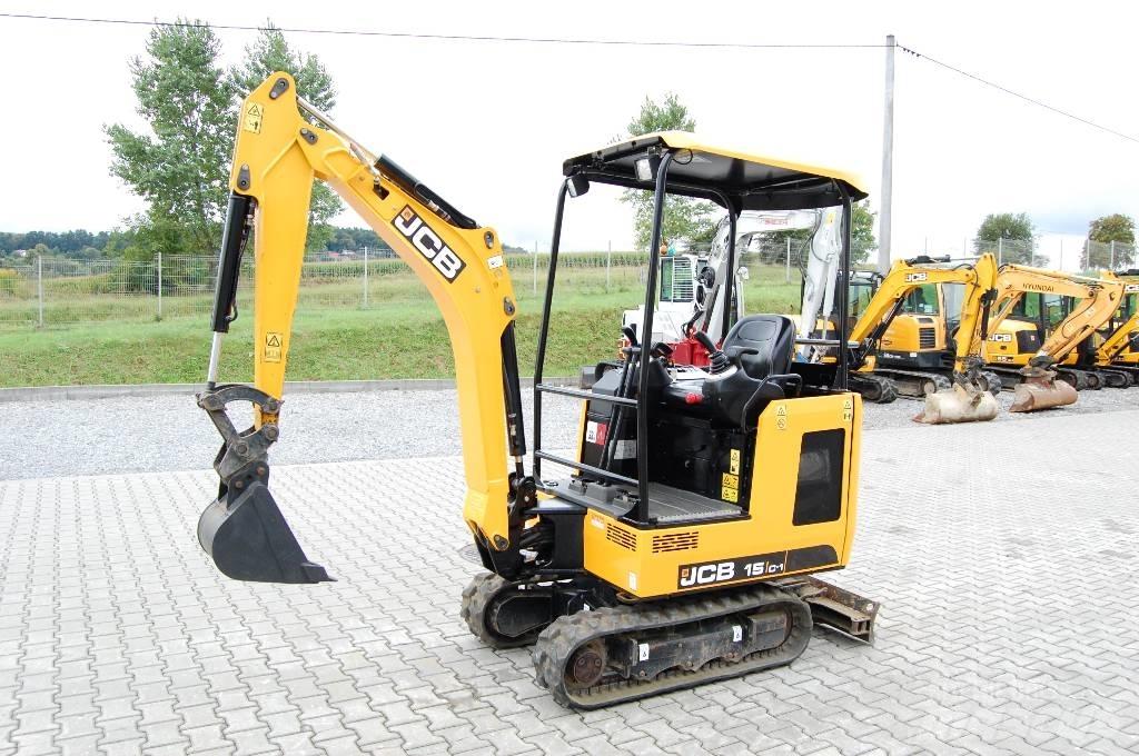 JCB 15 C-1 JCB 16C-1 حفارات صغيرة أقل من 7 طن (حفارات صغيرة)