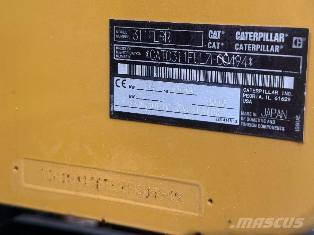 CAT 311 FL RR حفارات زحافة