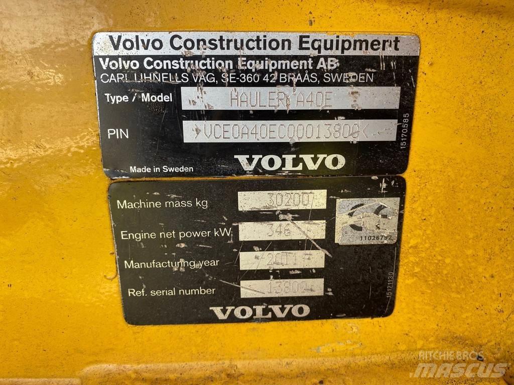 Volvo A40E ساحبات مفصلية