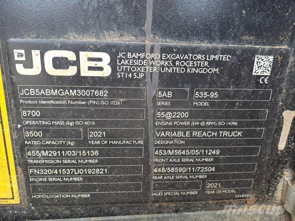 JCB 535-95 مناولات متداخلة