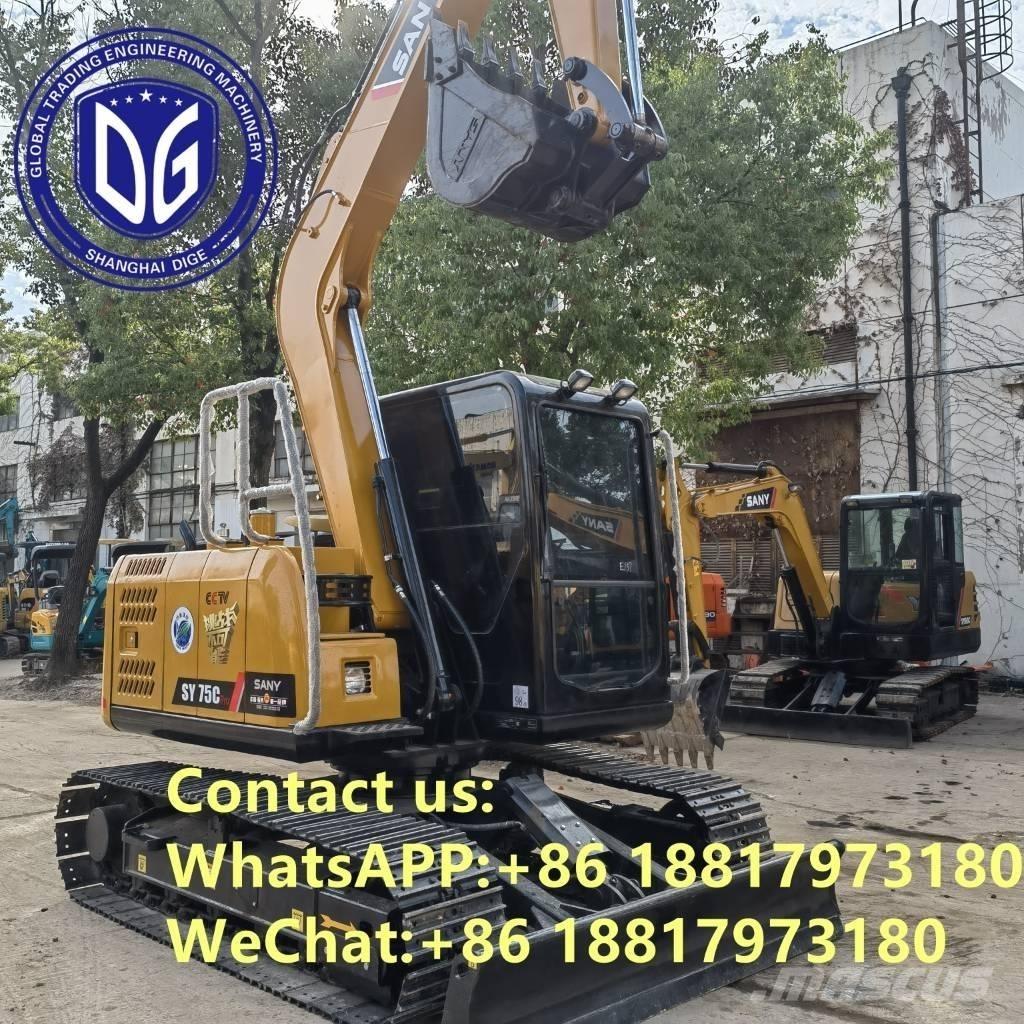 Sany SY 75 C pro حفارات زحافة
