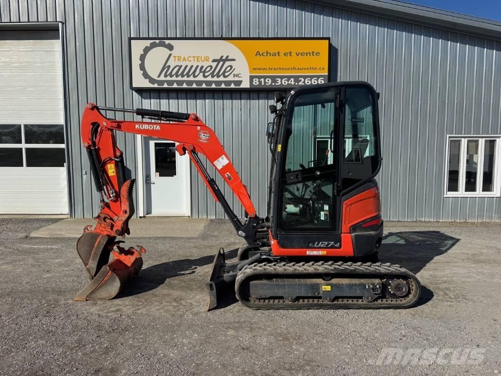 Kubota U 27-4 حفارات صغيرة أقل من 7 طن (حفارات صغيرة)