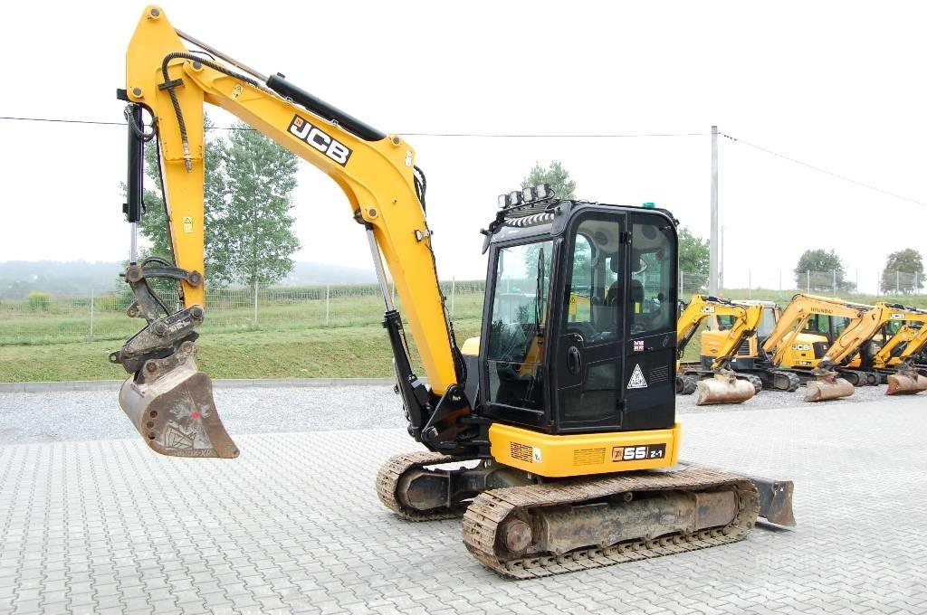 JCB 55Z-1 Aircon حفارات صغيرة أقل من 7 طن (حفارات صغيرة)