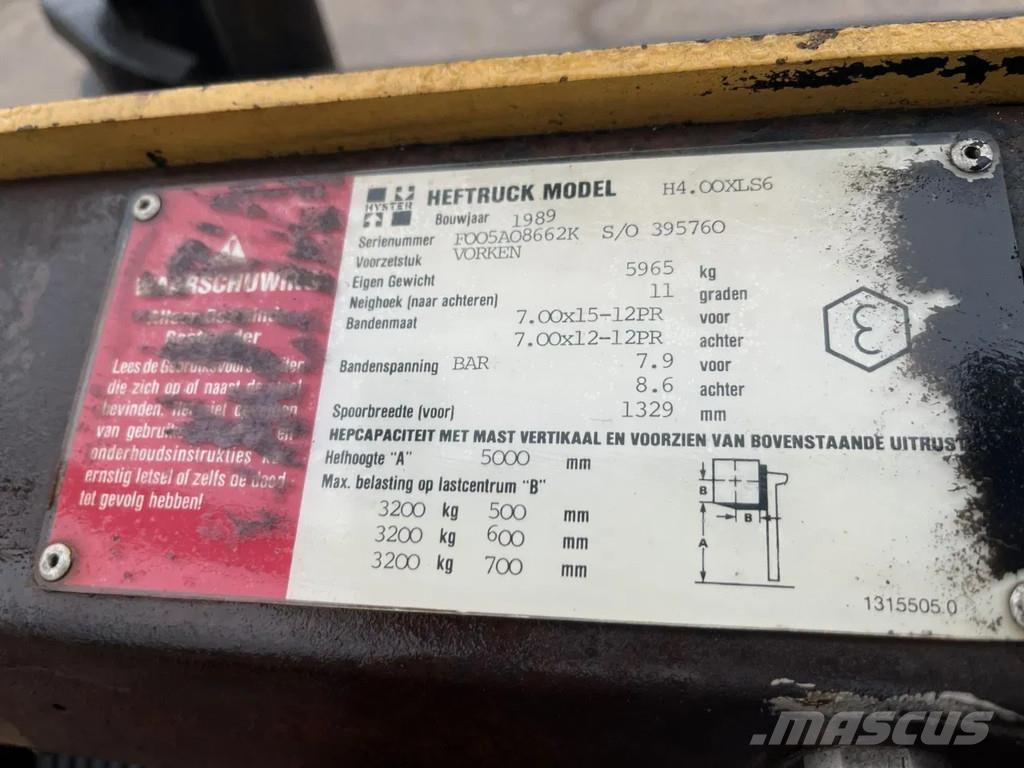 Hyster H4 * 00XLS6 شاحنات الديزل