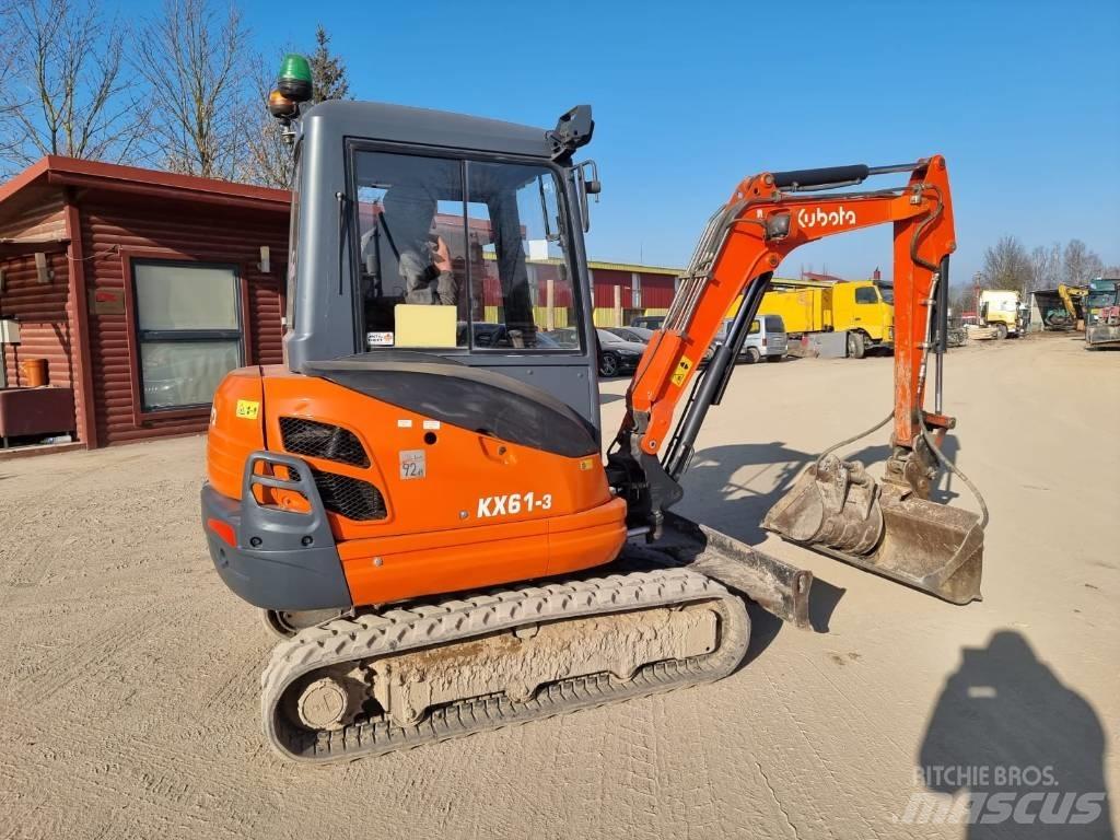 Kubota KX 61-3 حفارات صغيرة أقل من 7 طن (حفارات صغيرة)