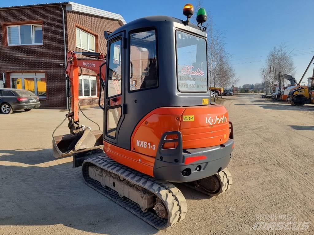 Kubota KX 61-3 حفارات صغيرة أقل من 7 طن (حفارات صغيرة)