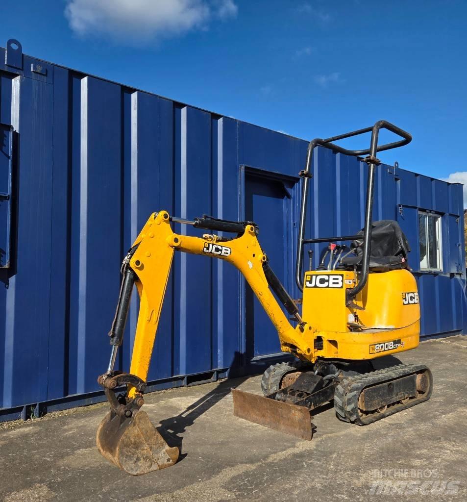 JCB 8008 CTS 3 Bkts حفارات صغيرة أقل من 7 طن (حفارات صغيرة)