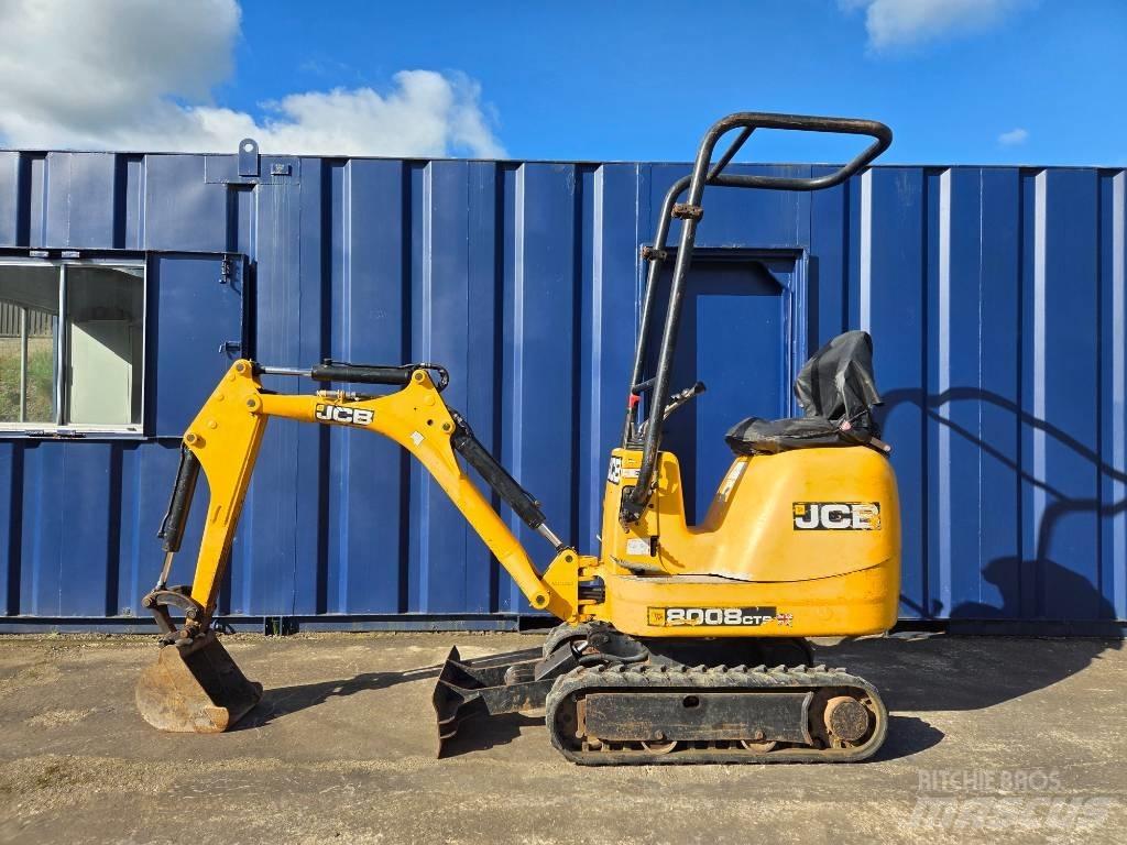JCB 8008 CTS 3 Bkts حفارات صغيرة أقل من 7 طن (حفارات صغيرة)