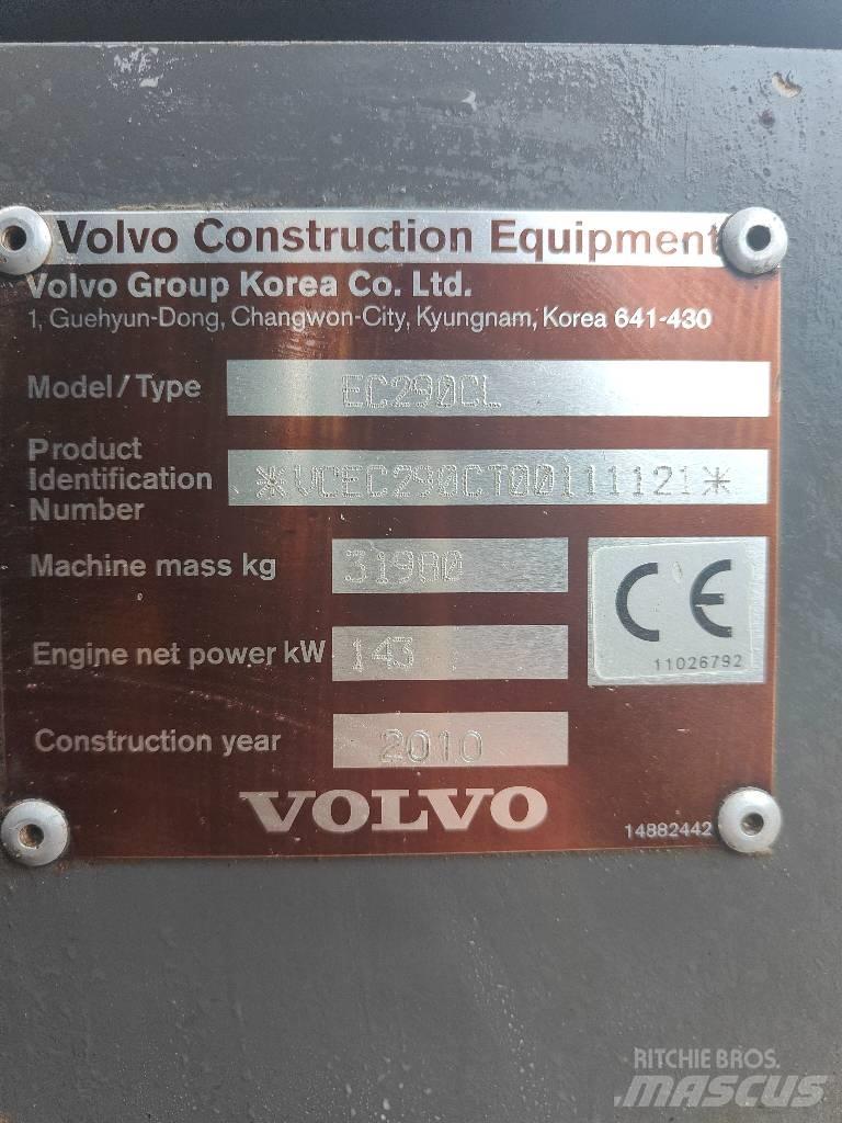 Volvo EC 290 C L حفارات زحافة