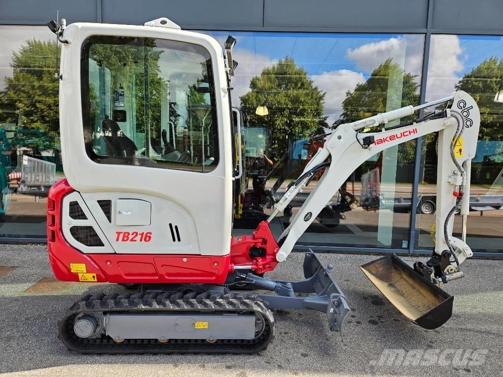 Takeuchi TB 216 حفارات صغيرة أقل من 7 طن (حفارات صغيرة)